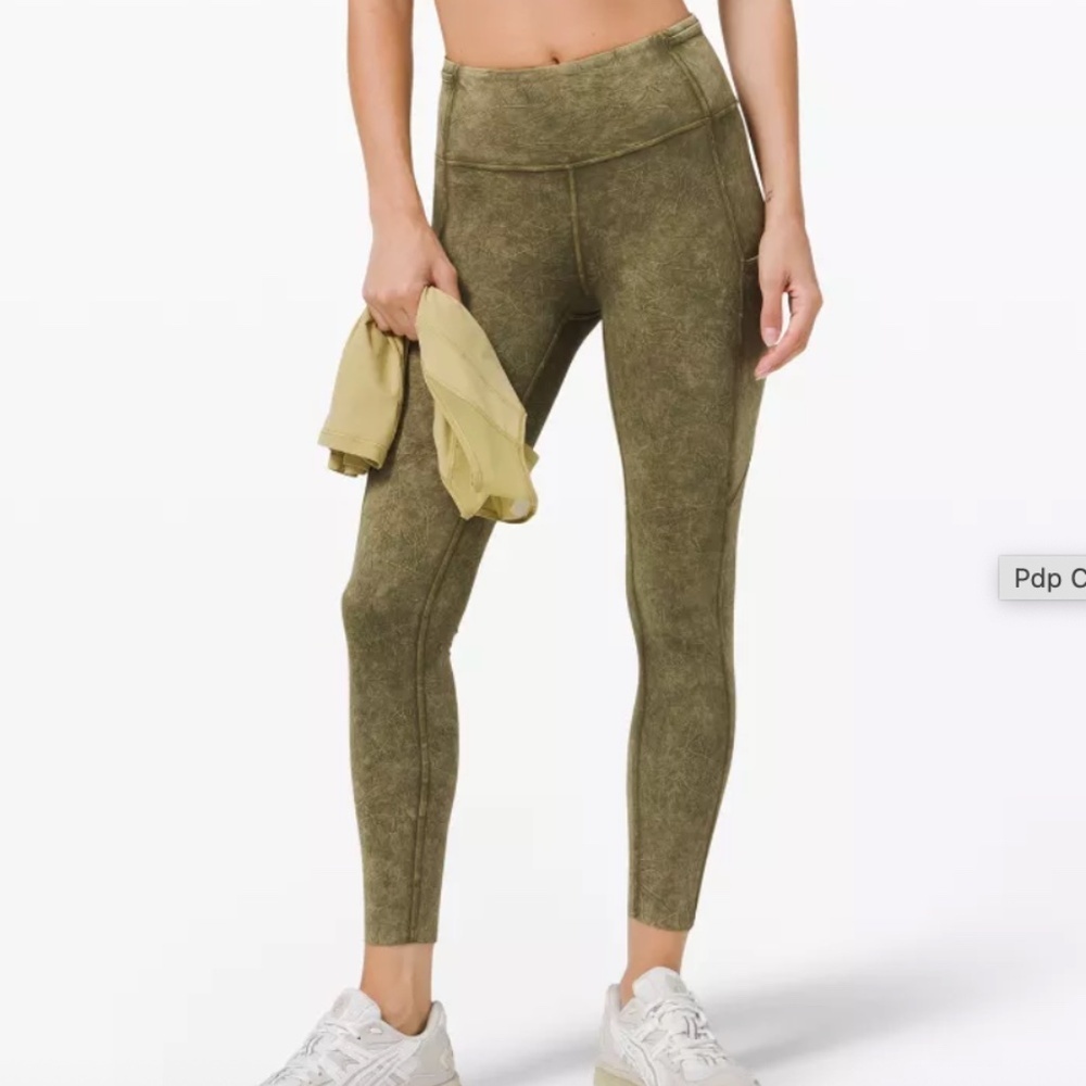 🍋Lululemon  Fast and Free HR Tight 25”, SZ 4, MSRP $138